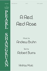 A Red, Red Rose SATB choral sheet music cover